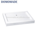 wholesale hotel use artificia cultured deep washbasin acrylic low slate anti slip shower tray